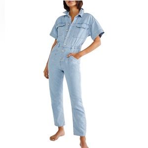 Free People Marci Cotton Jumpsuit Size Small